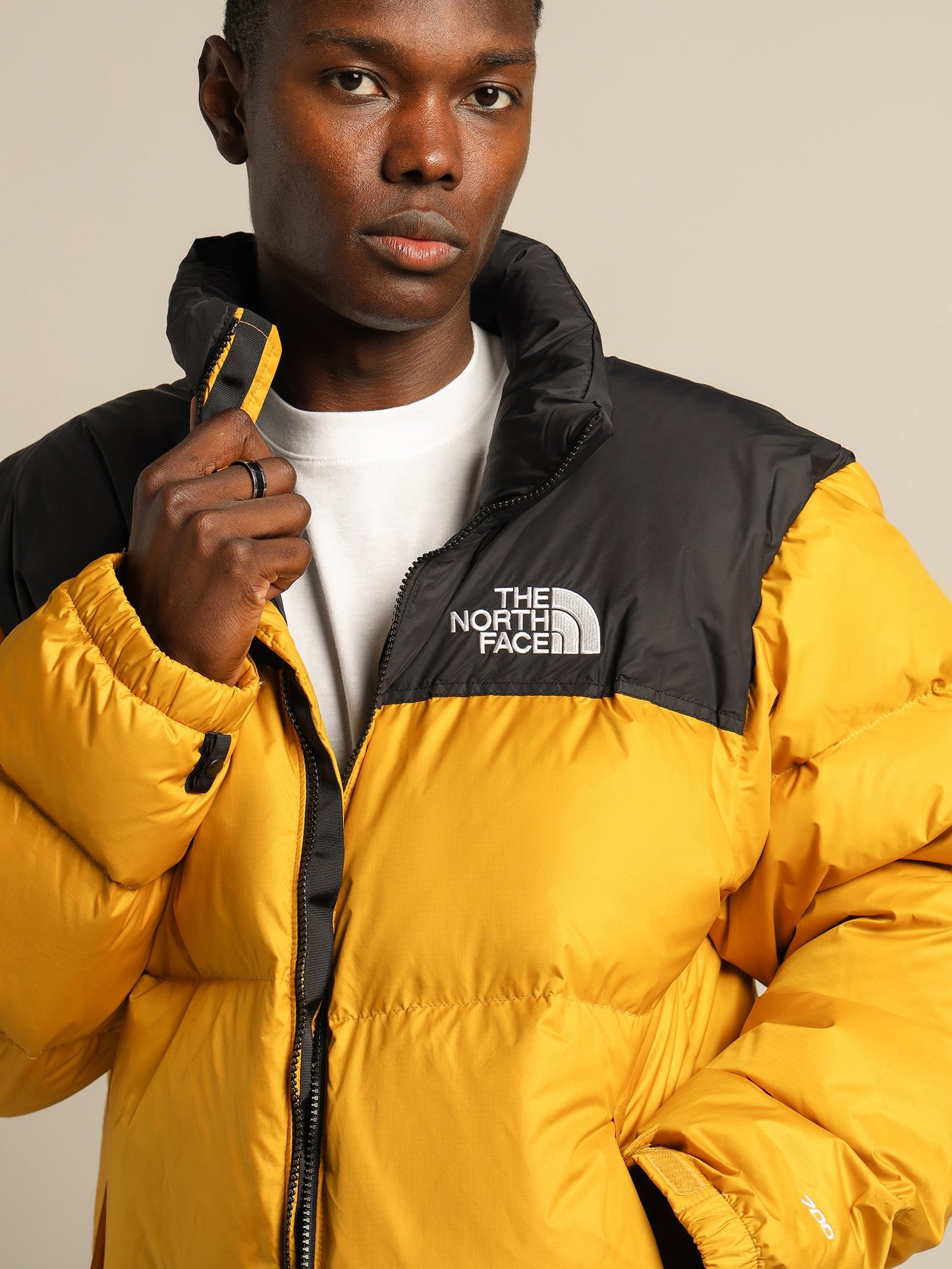 1996 Retro Nuptse Jacket in Yellow