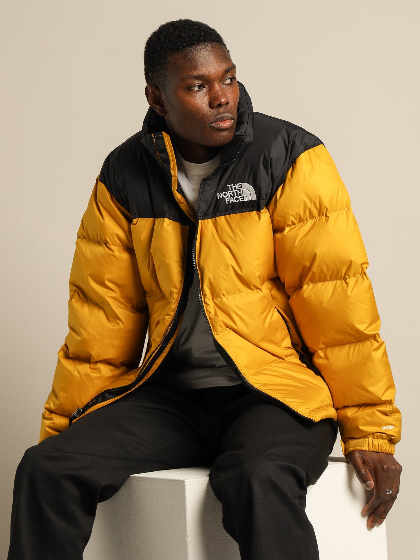 1996 Retro Nuptse Jacket in Yellow